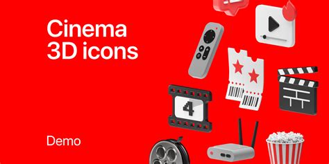 Cinema 3D icons Demo | Figma