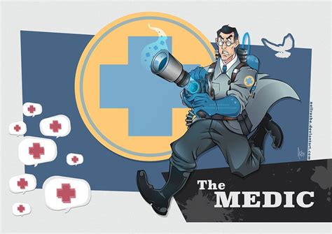 TF2 - The Medic (BLU) | Team fortress 2 medic, Team fortress 2, Team ...