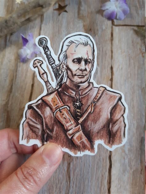 The Witcher Stickers Yennefer Sticker Geralt of Rivia Art | Etsy