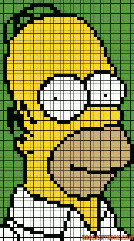 51 best images about Cross Stitch - The Simpsons on Pinterest | Perler beads, Punto de cruz and ...