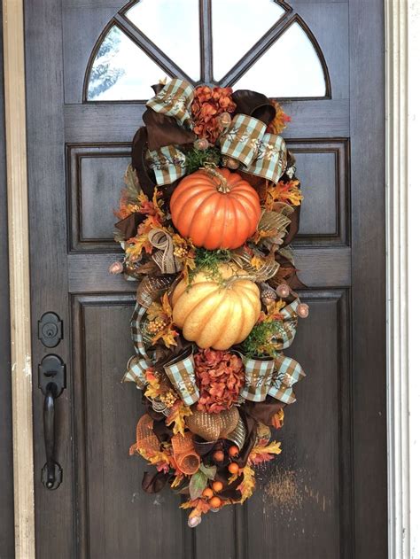 Fall Swag in 2023 | Fall thanksgiving decor, Fall thanksgiving wreaths ...