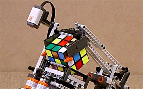 Make Rubik’s Cube-solving Robot with Lego Mindstorms Robotics Kit by ...