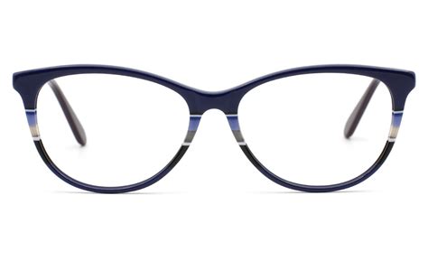 ColorFul Eyeglasses Frames(Purple/Strp)