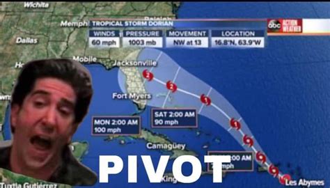 Meme Hurricane Dorian Pivot | Hurricane memes, Florida hurricane, Tropical storm