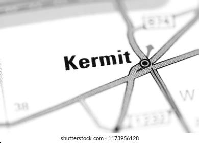 Kermit Texas Usa On Map Stock Photo 1173956128 | Shutterstock