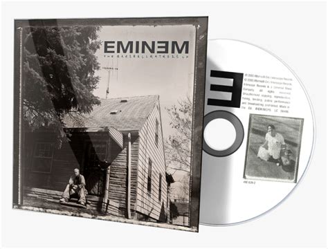 Album 3d Face - Eminem Marshall Mathers Lp Cover, HD Png Download - kindpng