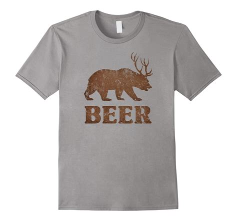 Vintage BearDeerDark Beer Funny T-Shirt-CD – Canditee