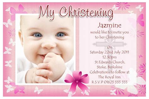 Christening Invitation Templates Free Printable | DocTemplates