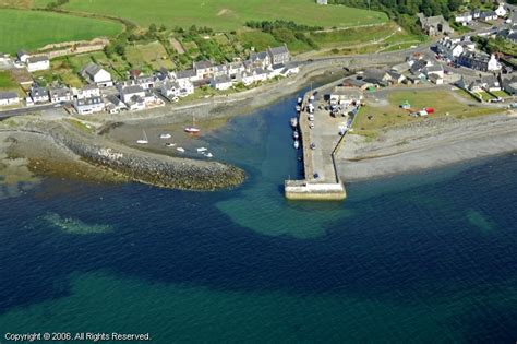 Port William Harbour in Port William, Scotland, United Kingdom