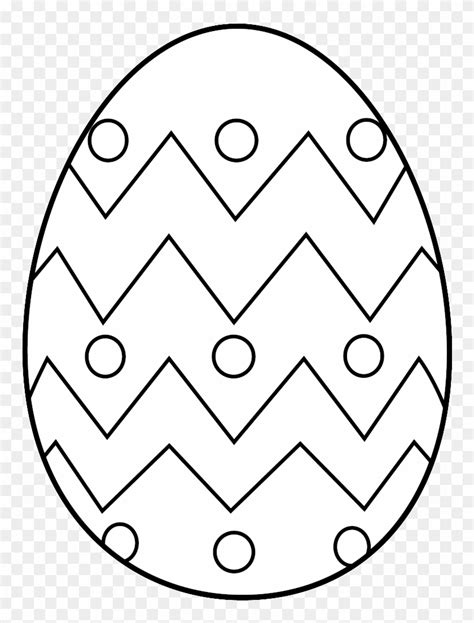 Easter Egg Clipart Black And White Easter Eggs To Colour Free ...