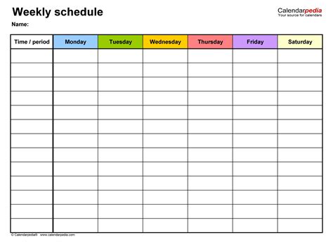 Best Editable Two Week Employee Schedule - Get Your Calendar Printable