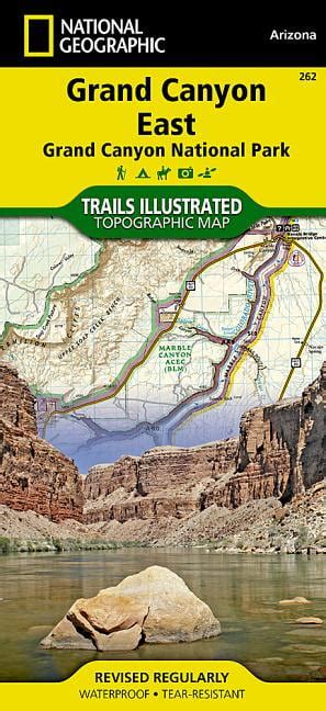 National Geographic Maps: Trails Illustrated: Grand Canyon East [grand ...