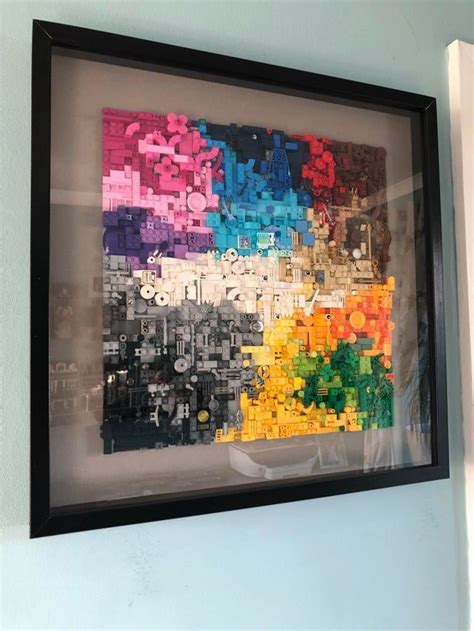 Lego Art Project, Lego Projects, Lego Diy Crafts, Lego Craft, Lego Wall Art, Lego Wall Decor ...