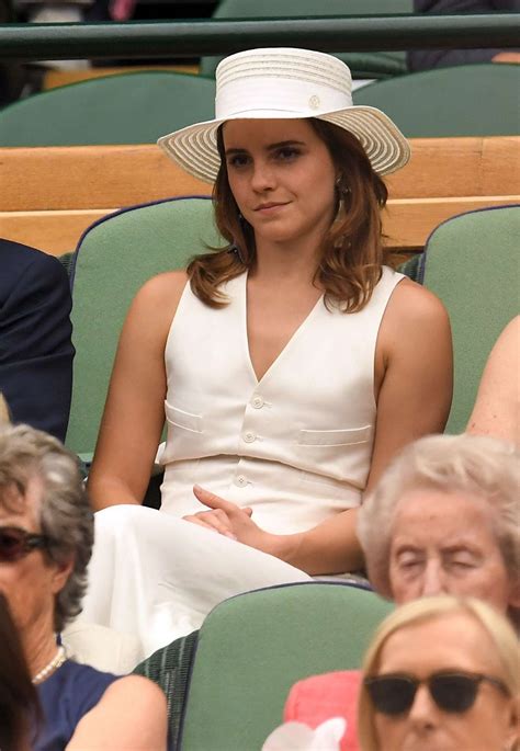 Emma Watson – 2018 Wimbledon Tennis Championships in London – GotCeleb