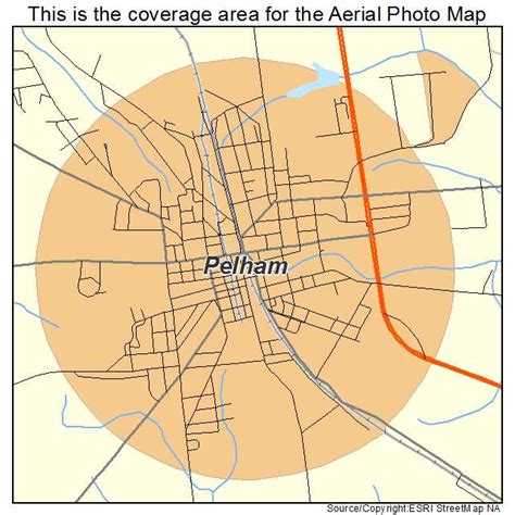 Aerial Photography Map of Pelham, GA Georgia