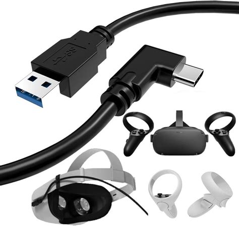 Amazon.com: TNE for Oculus Quest 2 Link Cable & Replacement Oculus Quest 2 Charger PC Gaming ...