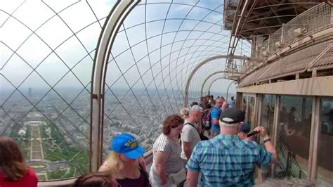 VIDEO 1402 Eiffel Tower Observation Deck walk around - YouTube