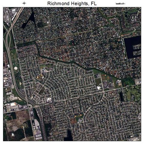 Aerial Photography Map of Richmond Heights, FL Florida