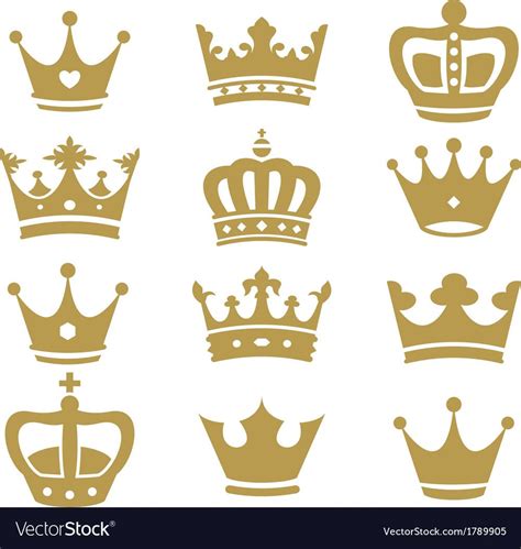 Free 252 Silhouette Simple Crown Svg SVG PNG EPS DXF File