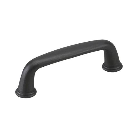 Richelieu Hardware 3 in. (76 mm) Center-to-Center Matte Black Traditional Drawer Pull-BP876900 ...