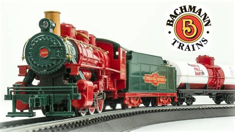 HO Scale Model Railroads & Trains Starter Sets & Packs BACHMANN TRAINS HO Jingle Bell Christmas ...