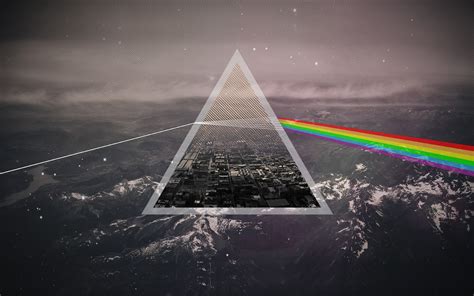 5K, Dark side of the moon, Music, Triangular prism, Pink Floyd, Rock, Triangle, The Dark Side of ...