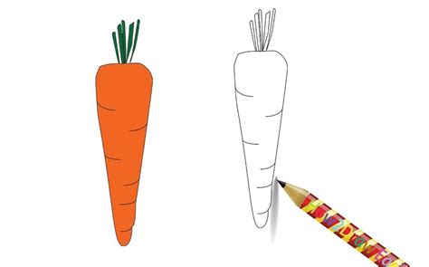 How To Draw A Carrot: 10 Amazing and Easy Tutorials!