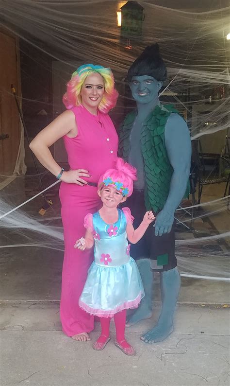 Trolls Costume Family Costume Ideas Poppy, Branch, Lady Glitter Sparkles. Halloween Costume ...