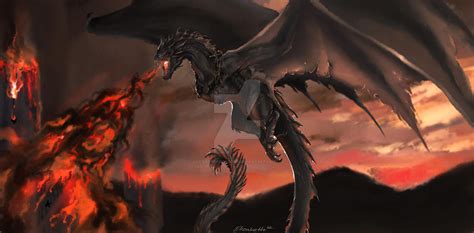 Balerion The Black Dread by LadyOfMordorr on DeviantArt