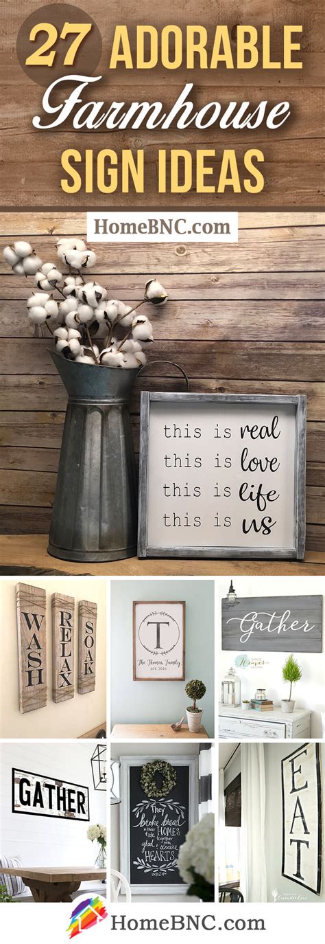 27 Best Modern Farmhouse Sign Ideas and Designs for 2018