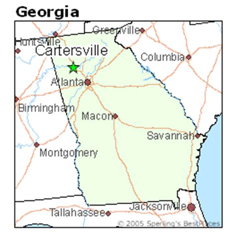 Best Places to Live in Cartersville, Georgia