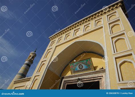 Mosque in kashgar stock photo. Image of building, lecture - 20650878