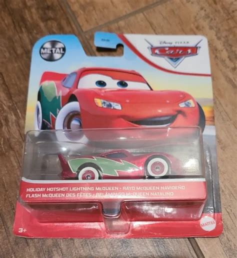 DISNEY PIXAR CARS Holiday Hotshot Lightning McQueen Diecast Vehicle ...