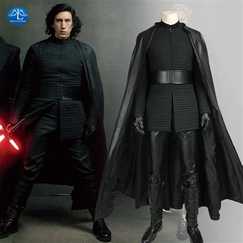 MANLUYUNXIAO New Star Wars The Last Jedi Kylo Ren Costume Men Halloween ...