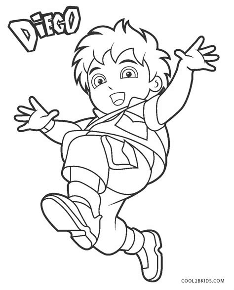 Free Printable Diego Coloring Pages For Kids