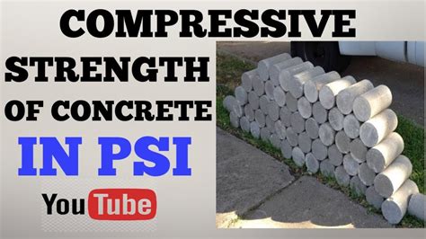 HOW TO CALCULATE COMPRESSIVE STRENGTH OF CONCRETE IN PSI | CONVERT CONCRETE STRENGTH FROM KN TO ...