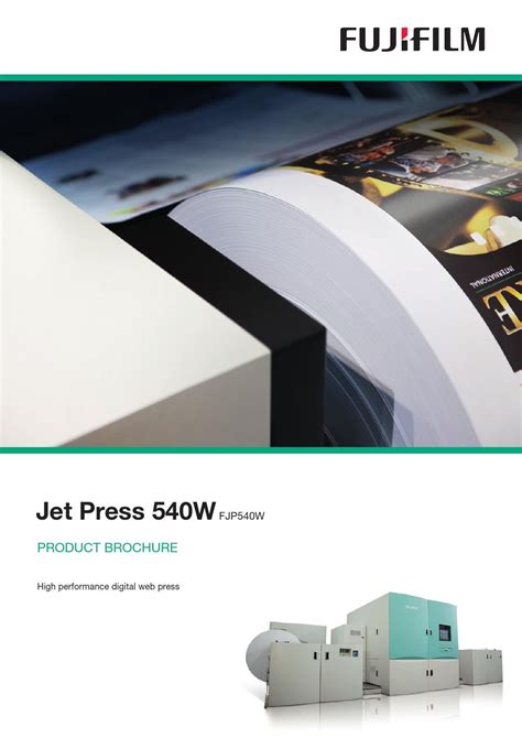 FUJIFILM Jet Press 540W by Chromos_Marketing_1 - Issuu