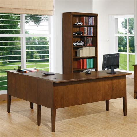 Customer Image Zoomed | Home office design, L shaped executive desk, Home office decor