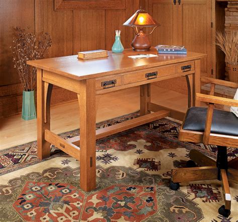 Craftsman Library Table | Woodworking Project | Woodsmith Plans