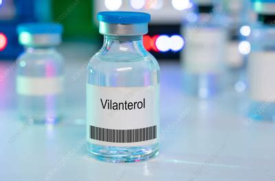 Vial of vilanterol - Stock Image - F037/0017 - Science Photo Library