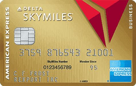 Gold Delta SkyMiles Business Credit Card from American Express ...