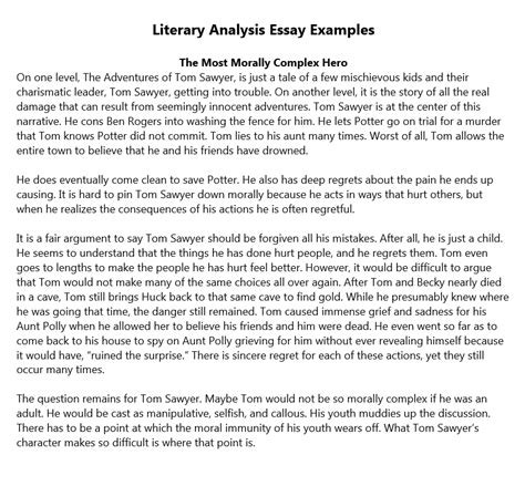 Literary Analysis Essay: Tips to Write a Perfect Essay - wuzzupessay