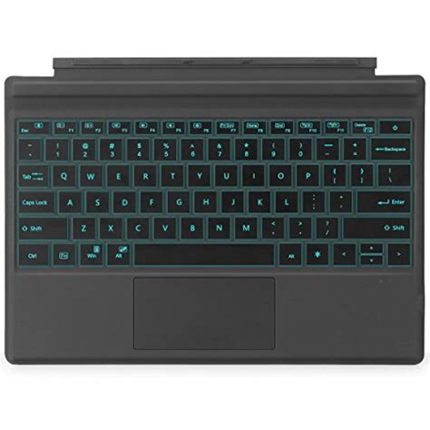 Microsoft Surface Pro 4 / Pro 3 / New Surface Pro 2017 Type Cover, Ultra-Slim Wireless Keyboard ...