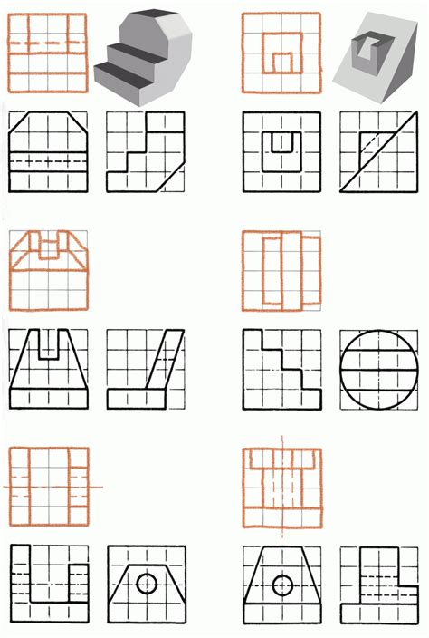 Isometric And Orthographic Drawing Worksheets at GetDrawings | Free ...