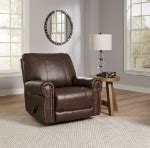Lounge Around. Genuine Leather Sofa, Loveseat and Recliner