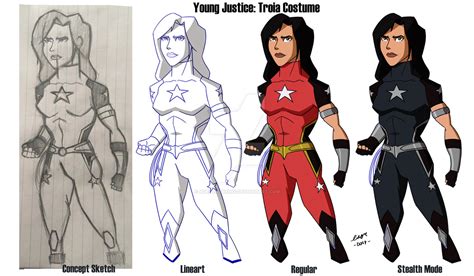 Young Justice: Troia/Donna Troy Costume Redesign by AgentXtremis on ...