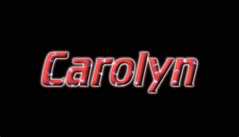 Carolyn Logo | Free Name Design Tool from Flaming Text