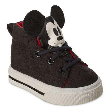 Mickey Mouse Hi-Top Canvas Sneakers for Baby | Mickey mouse baby clothes, Mickey mouse shoes ...