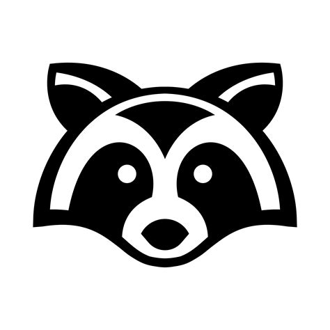 Raccoon Face Vector Art, Icons, and Graphics for Free Download