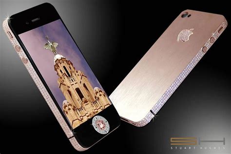 The Worlds Most Expensive Phone - iPhone 4 Diamond Rose by Stuart ...